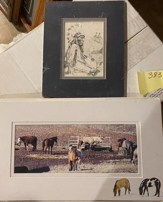 Lot of Two Indigenous Art Prints