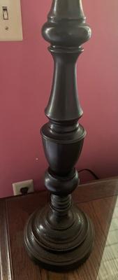 Wood Table Lamp with Shade