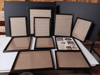 Black framed picture frames
