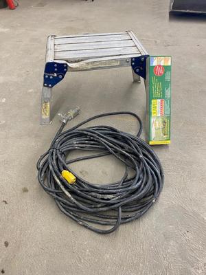 Window Machine, Step Stool and an Extension Cord