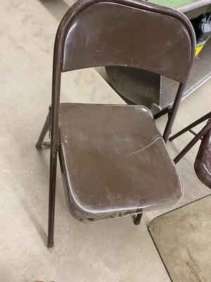 Card Table and Folding Chairs