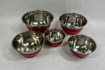 Serving Mixing Bowl Set of 5 with Lids