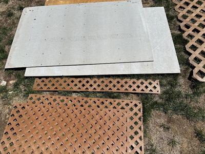LATTICES, MOISTURE & MOLD RESISTANT BOARDS AND SHEATHING PLYWOOD