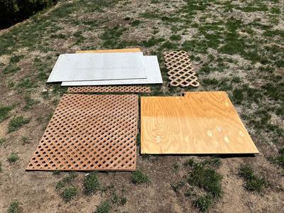 LATTICES, MOISTURE & MOLD RESISTANT BOARDS AND SHEATHING PLYWOOD