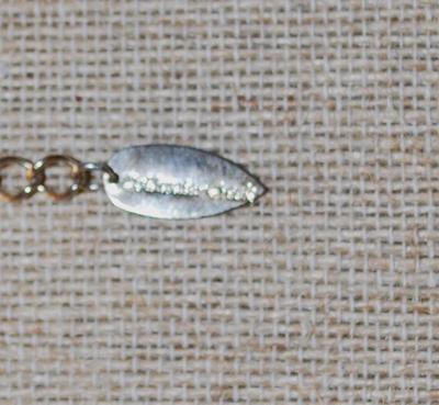 "Coldwater Creek" Brand Necklace with Red & Pink Baubles on a Gold Tone Chain 30" L