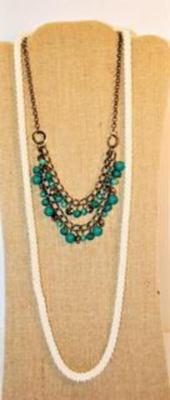 Multiples Assortment of Necklaces 4 @ 16" L & 1 @ 30" L
