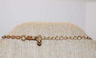Heavily Faceted Clear Glass "Mirror" Circles Necklace 24" L