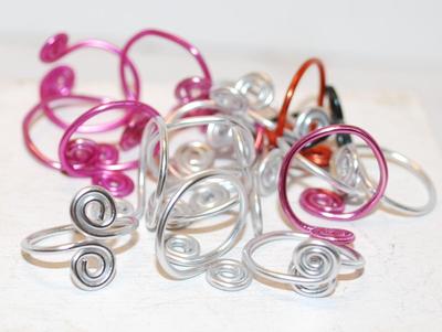 Adjustable Craft/Kids Rings Lot of 18