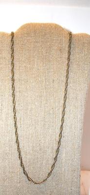 36" Dark Gold Tone Single Chain