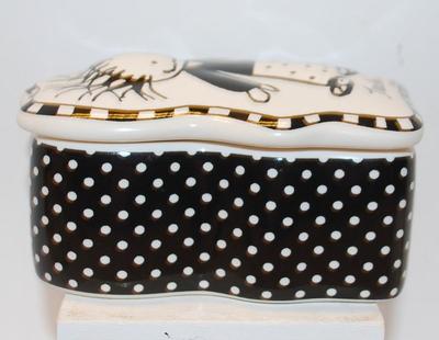 "The Quirky Teacher's" Jewelry Trinket Box 4" L x 1 ½" H