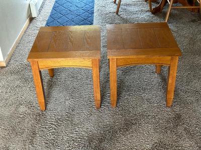 PAIR OF MATCHING END TABLES