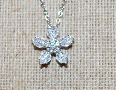 Diamond Style Starburst PENDANT (¾