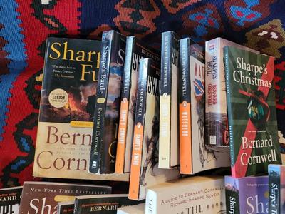 Complete collection of Bernard Cornwell's Richard Sharpe novels with additional