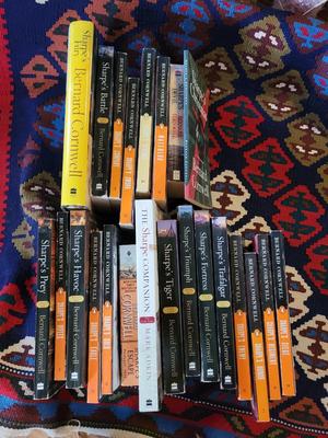 Complete collection of Bernard Cornwell's Richard Sharpe novels with additional