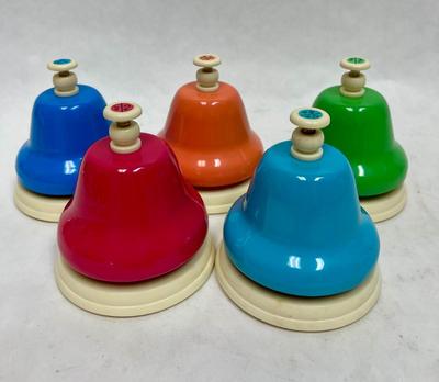 Toy push bell 5 pc set Band Tone Note