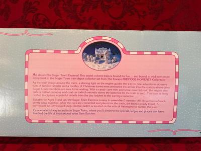 PRECIOUS MOMENTS - THE SUGAR TOWN EXPRESS - HOLIDAY TRAIN SET