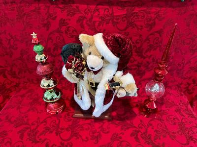 GRANDEUR NOEL CHRISTMAS BEAR AND CHRISTMAS DECOR
