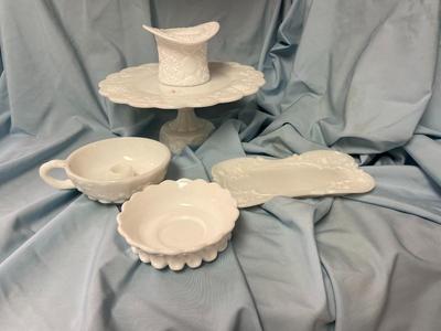 Vintage Milk Glass Items