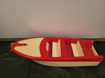 TONKA JEEP, BOAT W/TRAILER AND HORSE TRAILER