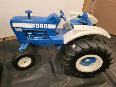 METAL FORD 4000 & FORD 8600 TRACTORS PLUS THE BIG BLUE