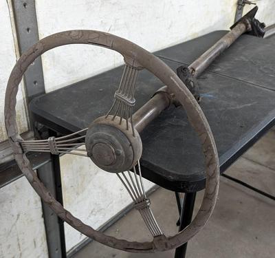 1935-'36 Ford Banjo Steering Wheel and Column
