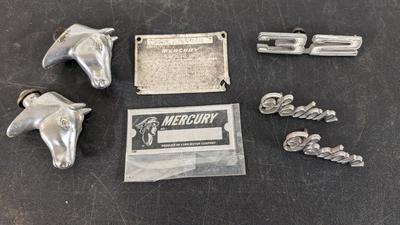 Mercury Plate, Vintage Stereo Knobs, and Emblems