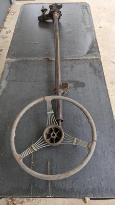 1935-'36 Ford Banjo Steering Wheel and Column