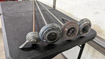 1935-'36 Ford fHorn Buttons for Banjo Wheels