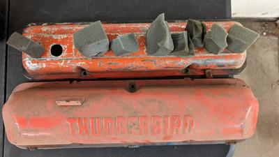 Thunderbird Embossed Engine Covers and Adjustable Engine Covers