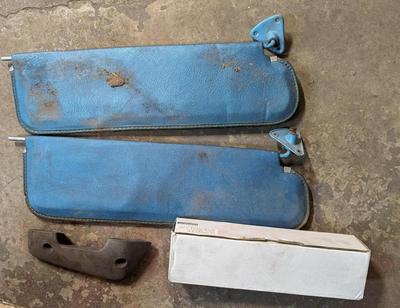 1967-'72 Chevy Pickup Sun Visors and NOS Arm Rest