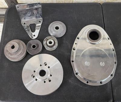 Pulleys and Timing Chain Cover