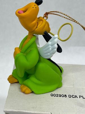 Disney Grolier Pluto as Angel Dog Christmas Tree Ornament