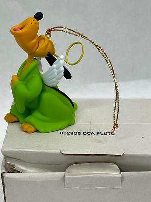 Disney Grolier Pluto as Angel Dog Christmas Tree Ornament