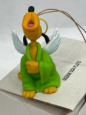 Disney Grolier Pluto as Angel Dog Christmas Tree Ornament