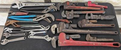 Pipe Wrenches and Channel Locks