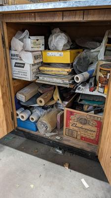Contents of Garage Cabinet