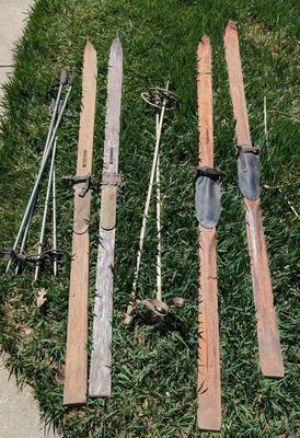 Vintage Wood Skis