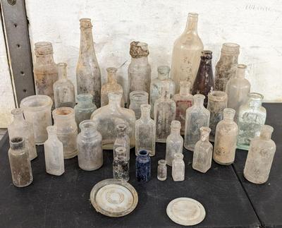 Antique Glass Bottles