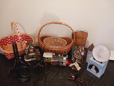 WICKER BASKETS, VILLAGE BUILDINGS AND MORE