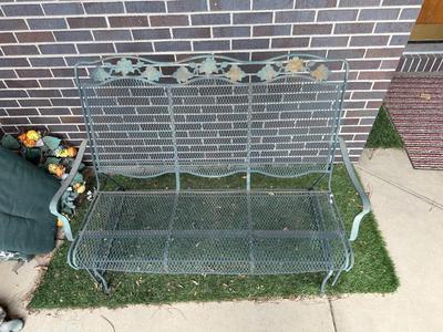 METAL PATIO GLIDER