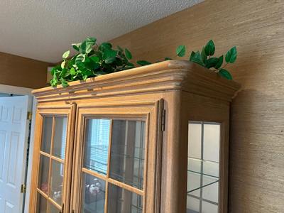 STANLEY FURNITURE LIGHTED CHINA CABINET