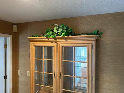 STANLEY FURNITURE LIGHTED CHINA CABINET