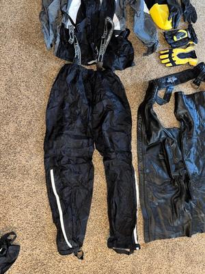TEKNIC AND HONDA MOTORCYCLE RIDING GEAR