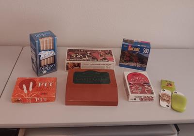 BOARD AND CARD GAMES PLUS A JIGSAW PUZZLE