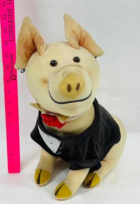 1987 Vintage Sir Hog Chairman of the Board Plush Pig