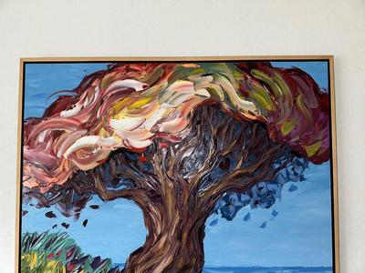 "BY YOUR LIGHT" 2011 LARGE STRIKING OIL PAINTING BY SCOTT REED ANDERSON