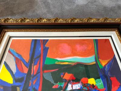 MAISON PERDUE DANS LES ARBRESS 1995 SIGNED BY MARCEL MOULY