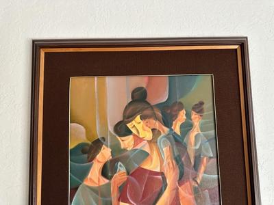 "MOTHER AND CHILD IN MARKET" BY NICHOLAS SANTUANGCO