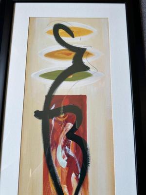 SIGNED BY ALFRED GOCKEL "FORCE OF NATURE" ABSTRACT