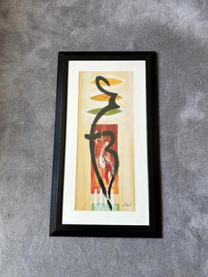 SIGNED BY ALFRED GOCKEL "FORCE OF NATURE" ABSTRACT